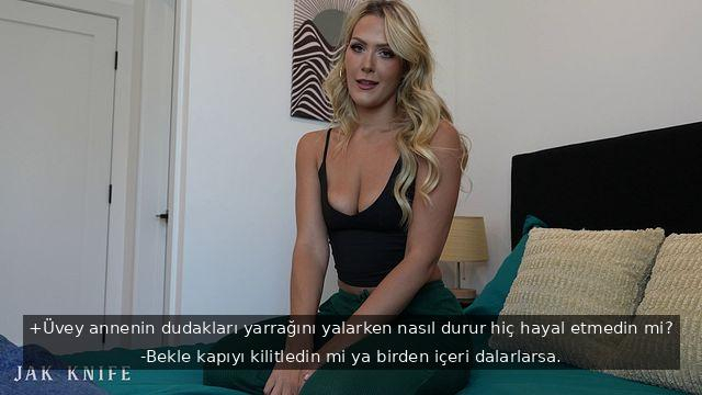 Üvey Annesinin Seks Bağımlısı Kız Kardeşi Ergen Gencin Odasına Dalıp Yanan Amını Deldirdi